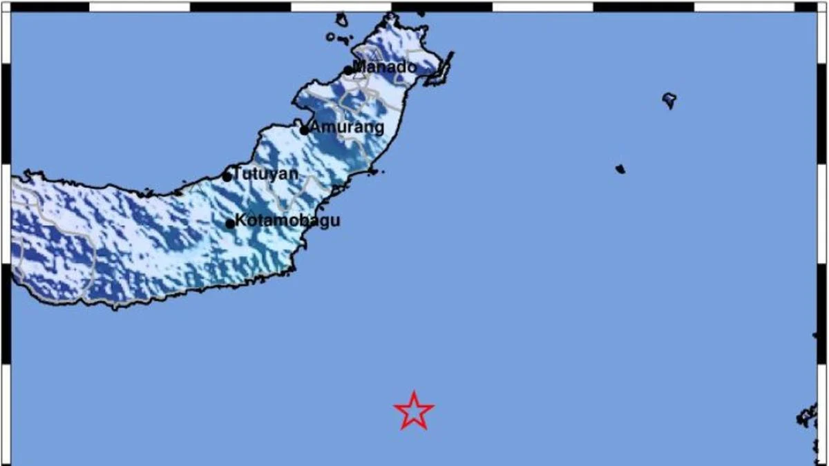 Gempa M 5,7 di Bolaang Mongondow Timur, Warga Diminta Waspada. 